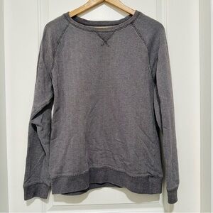 Women's Classic Gray Crew Neck Sweater 100% Cotton